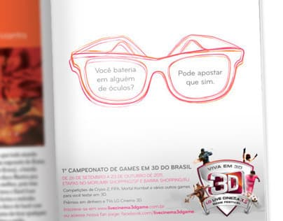 Evento LG Live Cinema 3D: Game Festival