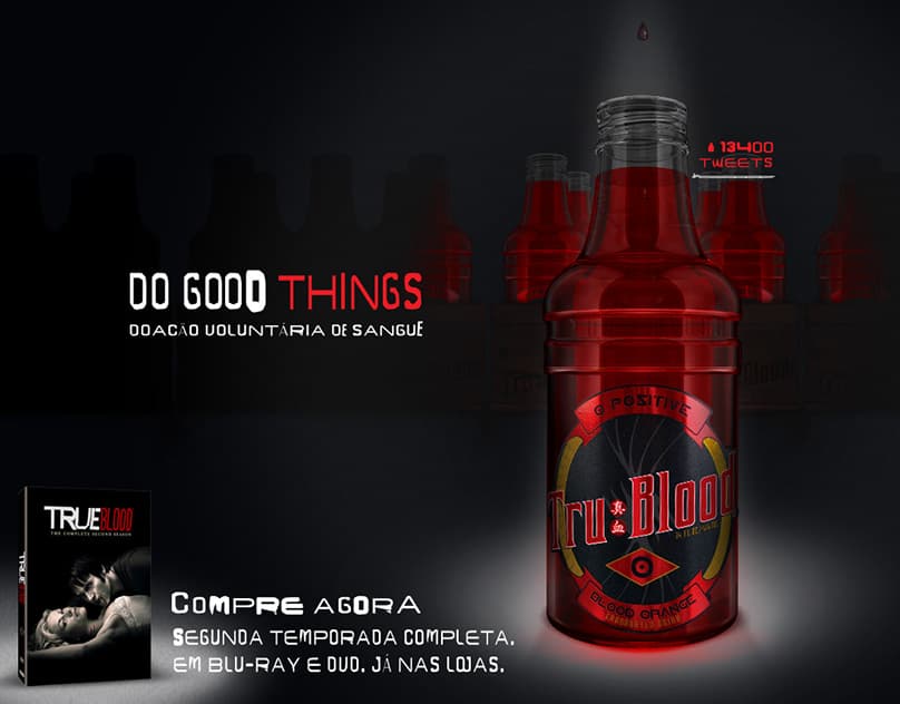 True Blood, campanha de doação de sangue